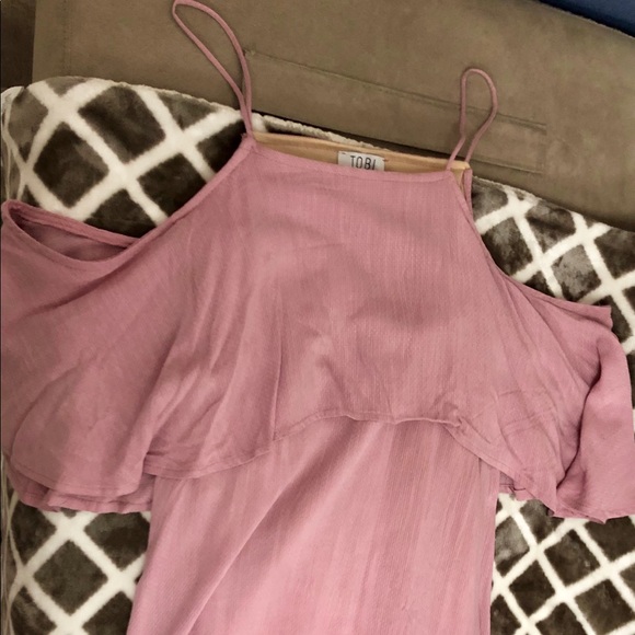 TOBI ‘Bare in mind mauve’ shift dress - Picture 3 of 6